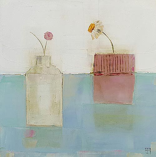 Eithne  Roberts - Small blue table